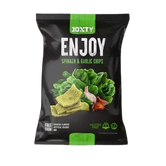 Chipsuri cu spanac si usturoi, 40g, Enjoy