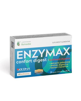Enzymax Confort Digest, 30 capsule, Laboratoarele Remedia