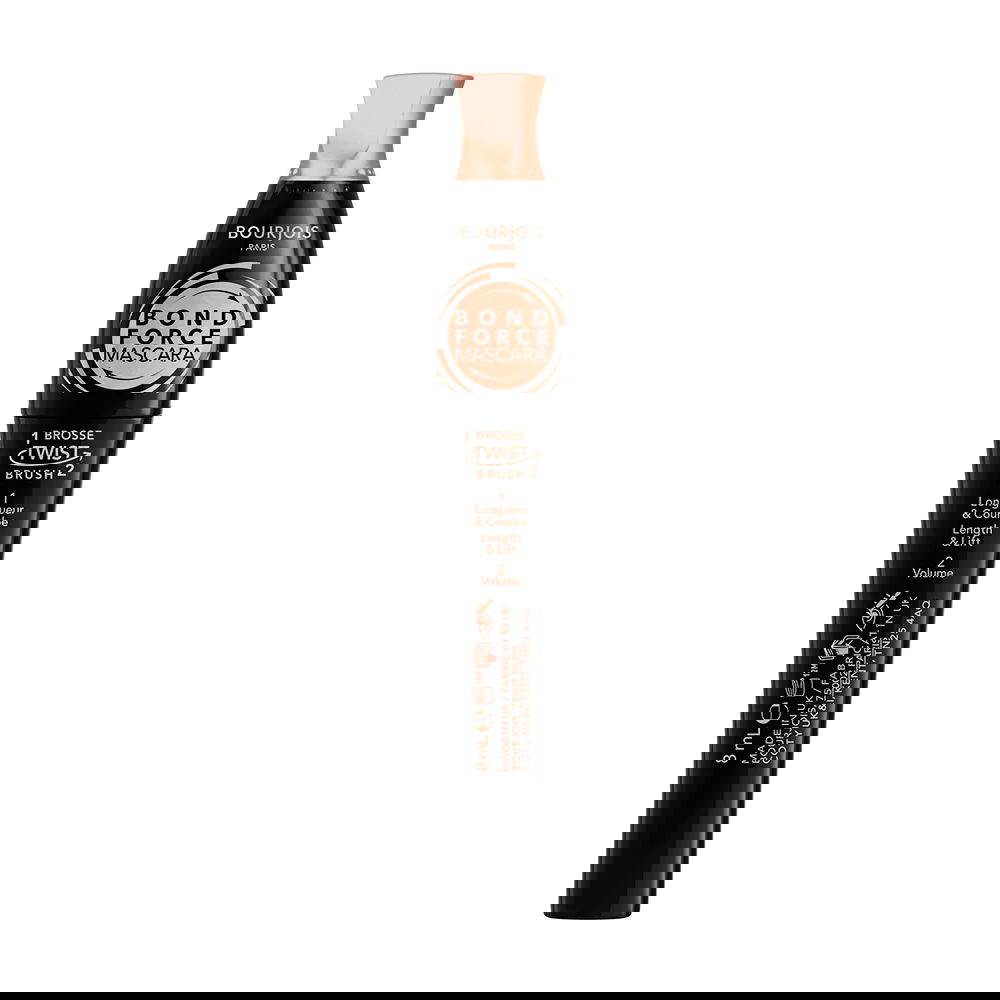 Mascara Twist Up The Volume Bond Force, 01 Black, 8ml, Bourjois