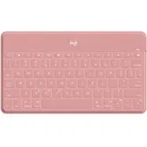 Tastatura bluetooth Logitech Keys-to-go Ultra-light, pentru iPhone, iPad, Apple TV, Mac, layout US (Roz)