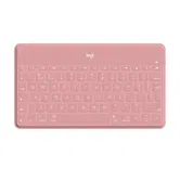 Tastatura Bluetooth Logitech Keys-To-Go, pentru iPhone, iPad, Apple TV, Mac, layout UK (Roz)
