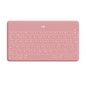 Tastatura Bluetooth Logitech Keys-To-Go, pentru iPhone, iPad, Apple TV, Mac, layout UK (Roz)