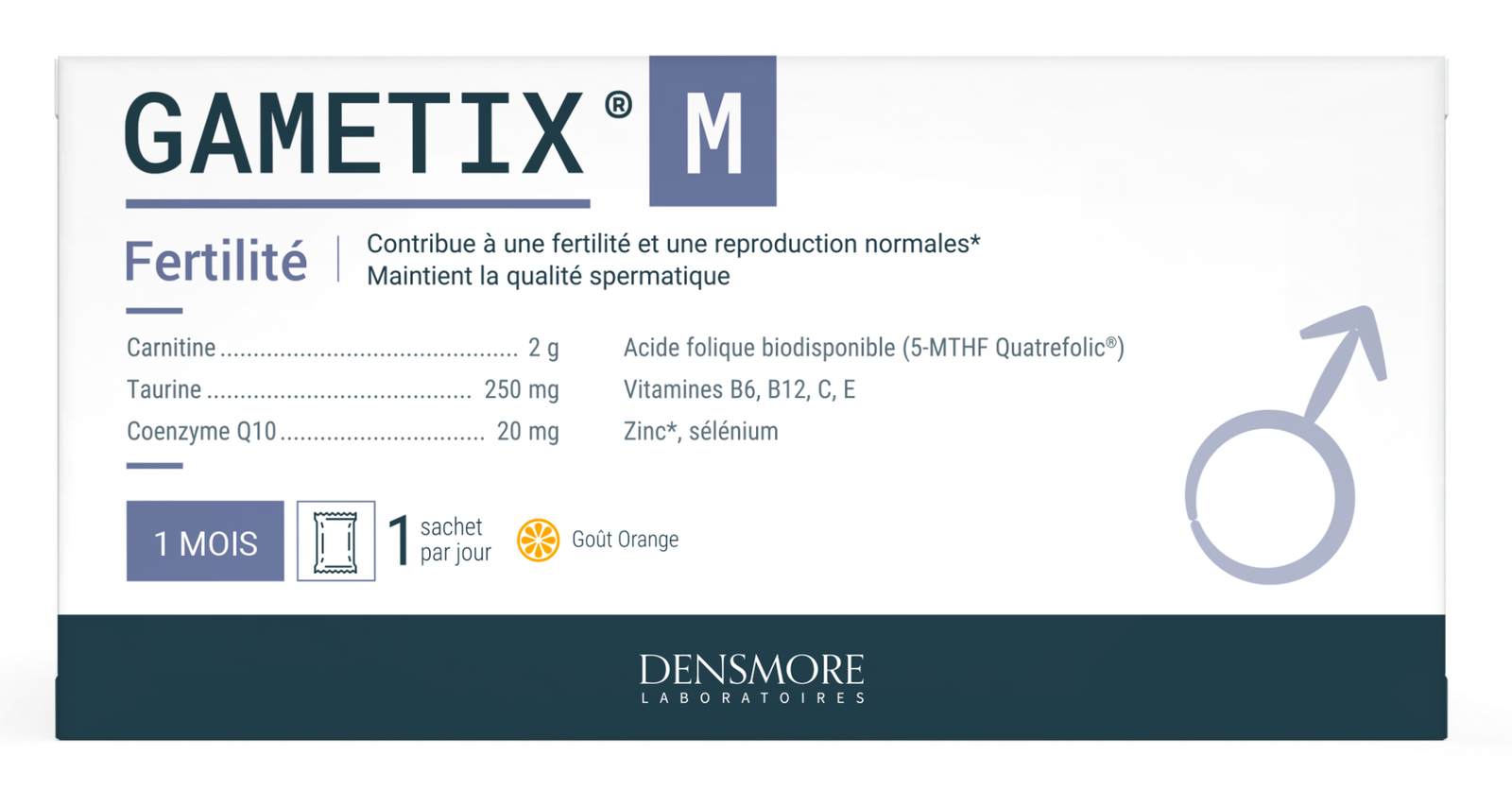 Gametix M, 30 plicuri, Densmore Laboratoires
