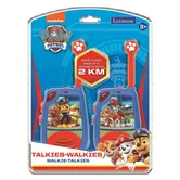 Set Walkie Talkies digital, Lexibook, raza de transmisie 2000 M, lumini Morse, Paw Patrol