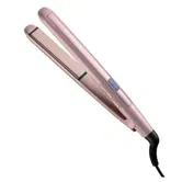 Placa de indreptat parul Remington Coconut Smooth S5901, Invelis ceramic cu cocos, 230°C, Incalzire rapida, LCD, Roz