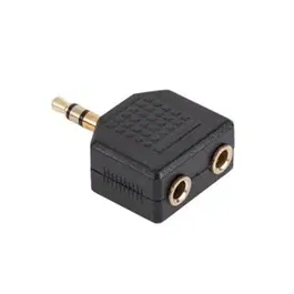 Adaptor Jack 3.5mm tata - 2 x Jack 3.5mm mama