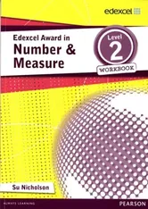 Edexcel Award in Number and Measure Level 2 Workbook, Paperback - Su Nicholson