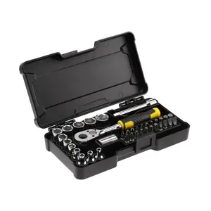 Trusa scule, Stanley STMT82672-0, cheie tubulara 1/4 + 37 piese