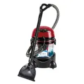 Aspirator MPM VIRA MOD-22, 2400 W, 210 W, Rezervor apa 10 litri, Rezervor lichid spalare 5 litri, HEPA13, Tub telescopic din plastic (Negru/Rosu)