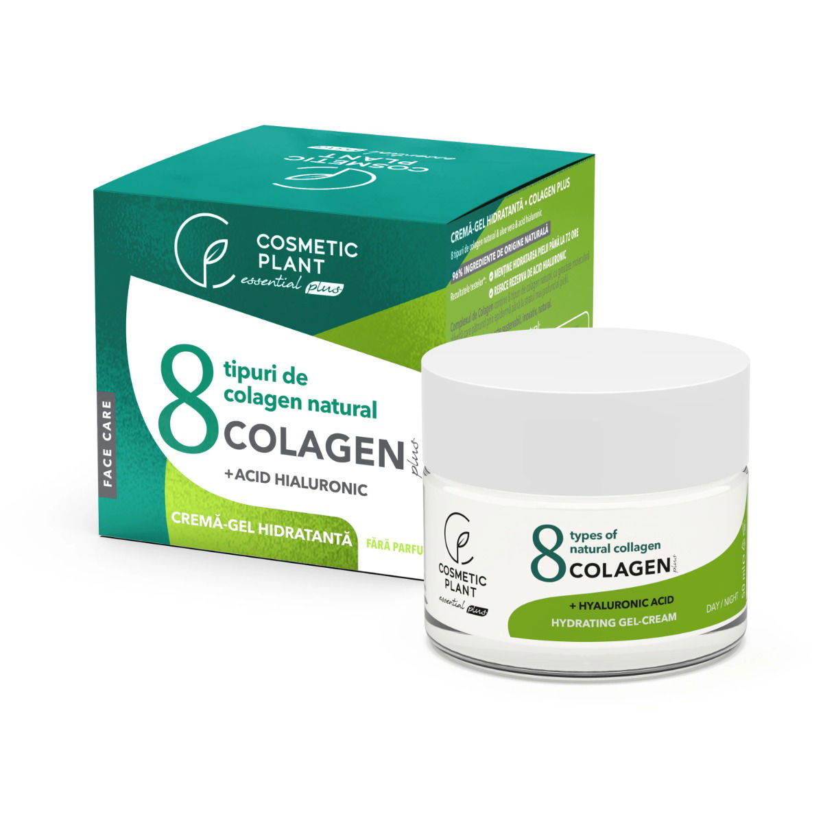 Crema-gel hidratanta Colagen Plus, 50ml, Cosmetic Plant