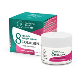 Crema antirid cu SPF 15 Colagen Plus, 50ml, Cosmetic Plant