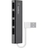 Hub Belkin extra subtire pentru calatorie, 4 porturi USB 2.0