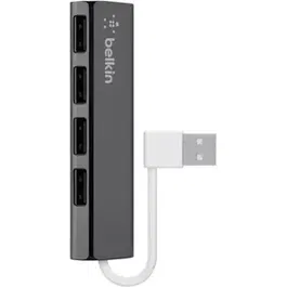 Hub Belkin extra subtire pentru calatorie, 4 porturi USB 2.0