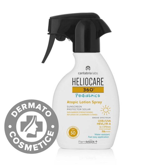 Lotiune cu protectie solara SPF50 HelioCare 360 Pediatrics Atopic, 250ml, Cantabria Labs