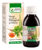 Sirop cu extract de Pătlagină și Miere, 100 ml, Adya Green Pharma