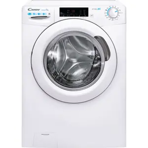 Masina de spalat rufe cu uscator Candy Smart Pro CSOW 4965TWE/1-S, 9 kg spalare, 6 kg uscare, 1400 RPM, Clasa C, WiFi, Active Motion Systems, Steam, Kg Detector, Alb