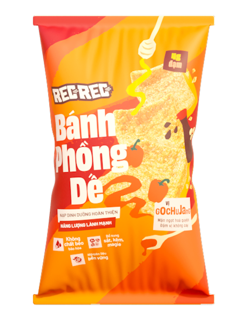 Tapioca Cracker - Gochujang, 40g, Rec Rec