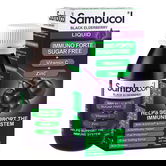 Sirop fără zahăr cu soc negru, vitamina C și zinc Immuno Forte, 120 ml, Sambucol