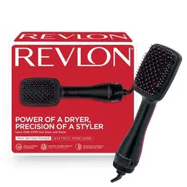 Perie electrica de par REVLON One-Step Hair Dryer & Styler, RVDR5212E2, ionizare, 2 trepte de temperatura
