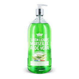 Sapun lichid de Marsilia cu Aloe Vera, 1l, Les Petites Bains de Provence