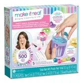 Set manichiura cu sclipici, Make It Real, Party Nails, 11 piese