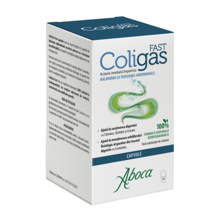 Coligas Fast, 30 capsule, Aboca