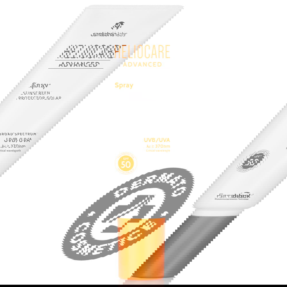Spray pentru corp cu protectie solara SPF50 Advanced Heliocare, 200ml, Cantabria Labs
