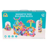 Joc de constructie Magnetic, 122 piese