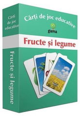 Fructe si legume - Carti de joc educative |