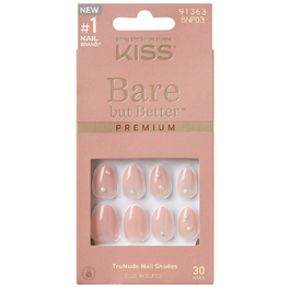 Unghii false Bare But Better Premium Nails Slay, 30 bucati, Kiss