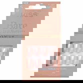 Unghii false Bare But Better Premium Nails Mocha, 30 bucati, Kiss