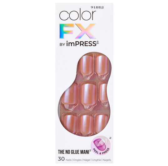 Unghii false Impress Color Fx Distraction, 30 bucati, Kiss