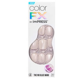 Unghii false Impress Color Fx Rebel, 30 bucati, Kiss