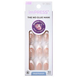 Unghii false Impress Nails Fearless, 30 bucati, Kiss