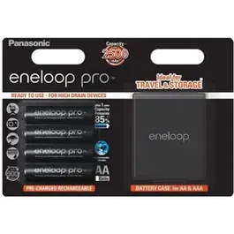Acumulatori Panasonic Eneloop Pro AA, 2500mAh, 4 buc