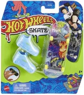 Set mini placa skateboard cu pantofi, Hot Wheels, HNG45