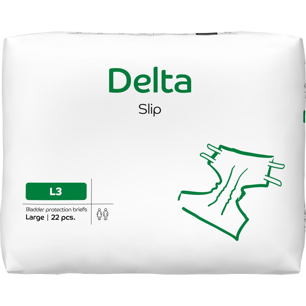 Scutece pentru adulti L3 3200ml Delta Slip, 22 bucati, Abena