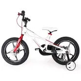 Bicicleta Copii RoyalBaby Space Shuttle, roti 16", roti ajutatoare, frana pe disc (Alb)