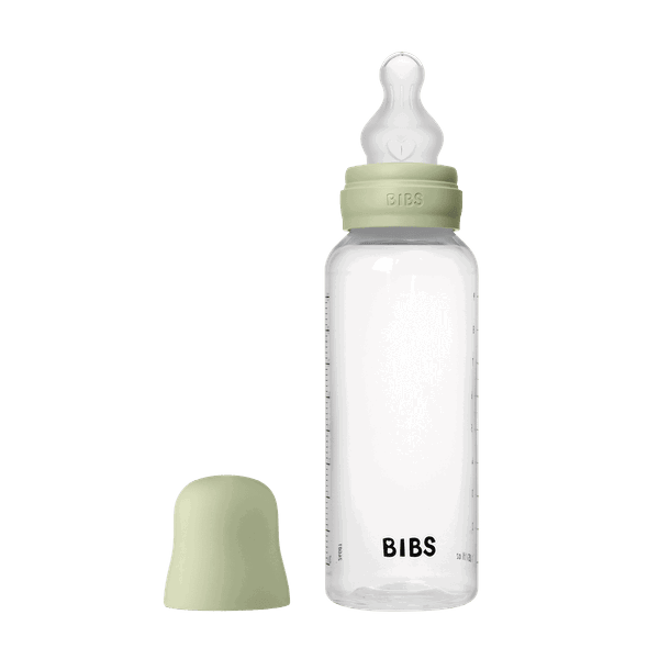 Set complet biberon anticolici din silicon PP fara BPA Sage, 270ml, Bibs