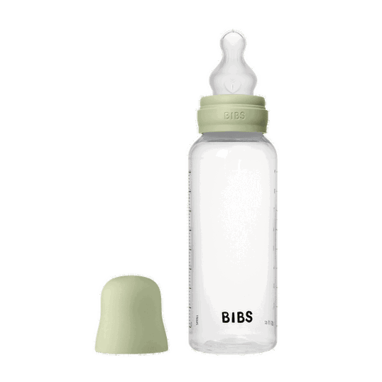 Set complet biberon anticolici din silicon PP fara BPA Sage, 270ml, Bibs