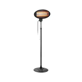Incalzitor electric de terasa cu suport Teesa TSA8050, 2000W, IPX4, 3 moduri de incalzire