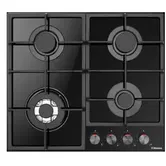 Plita incorporabila Hansa BHKS631540, Gaz, 4 Arzatoare (Negru)