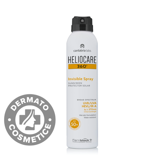 Spray pentru corp cu protectie solara SPF 50+ Heliocare 360°, 200ml, Cantabria Labs