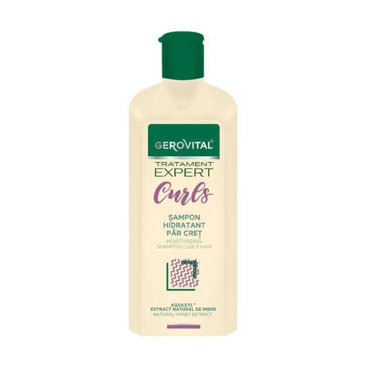 Sampon hidratant pentru par cret Tratament Expert, 250ml, Gerovital