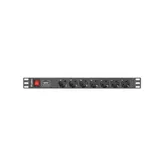 PDU , Lanberg ,1U 10A 7 prize Schuco 2m , negru