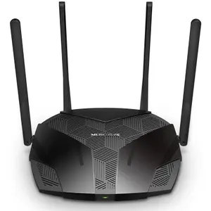 Router wireless Mercusys MR80X, AX3000, Wi-Fi 6, Dual-Band, OFDMA, MU-MIMO