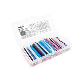 Set tuburi termocontractabile varnis 170 buc, lungime 100 mm, Ø 1.6-9.5mm, CB-HFT, VW-1, diverse culori