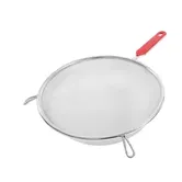 Strecuratoare ZOKURA Z1136, 22cm, inox (Argintiu/Rosu)