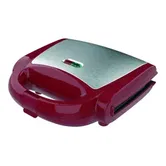 Sandwich maker Studio Casa Tasty SC2127, suprafata antiaderenta, 750 W, protectie de siguranta supraincalzire, Rosu/Argintiu