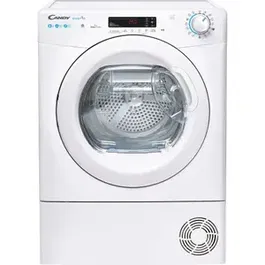 Uscator de rufe Candy Smart Pro CSOE H8A2DE-S, Pompa de caldura, 8 kg, Clasa A++, WiFi, Easy case, Senzor uscare, Antisifonare, Alb